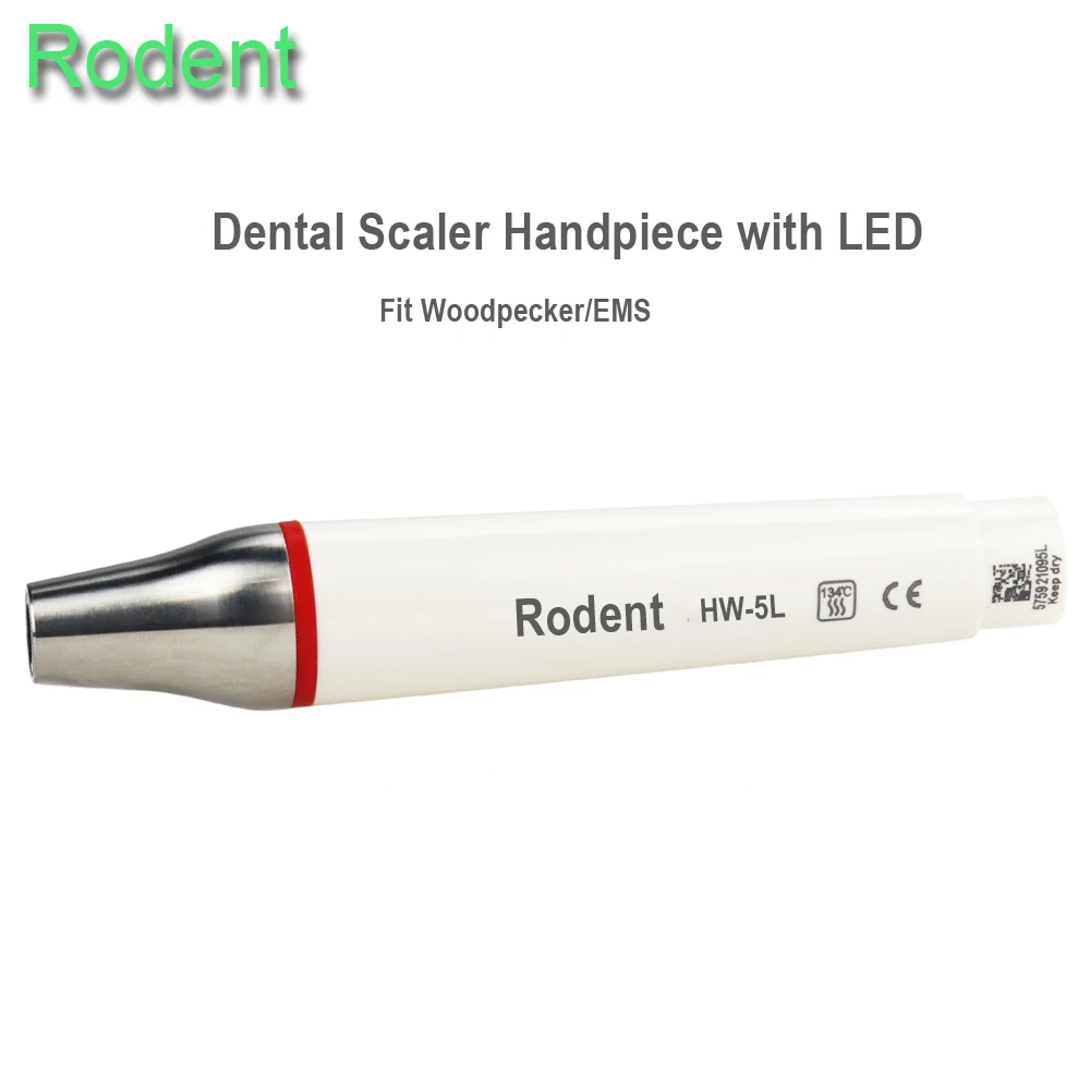 

Dental Ultrasonic Scaler Handpiece Fit Woodpecker EMS HW-5L With LED Light Dentist Orthodontic Tooth Clean