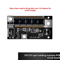 N75R-Solder Circuit Board Battery Storage Spot Welder Set,12V Portable DIY Unassembled