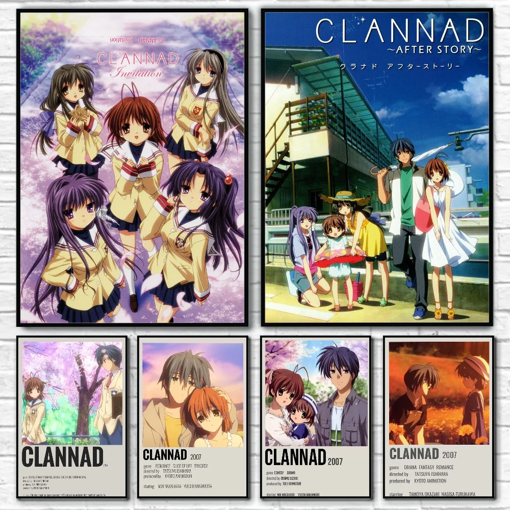 Люблю приключения, милый милый игровой постер C-Clannad, домашняя гостиная, настенное искусство, декор для гаража