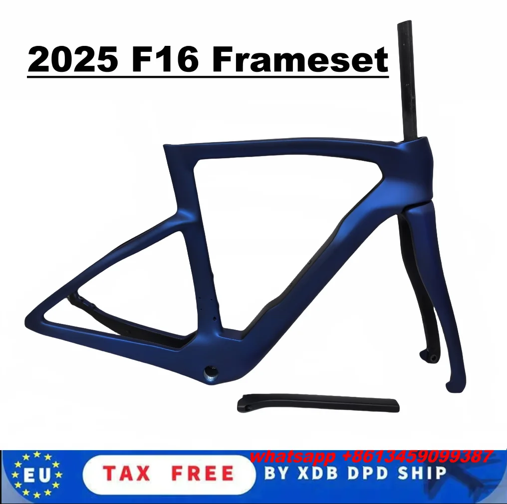 

T1100 2025 F16 F Carbon Frames Road Bike F14 Bicycle Frameset Rim Disc Luxter Red Gold Crystal White DI2 XDB DPD