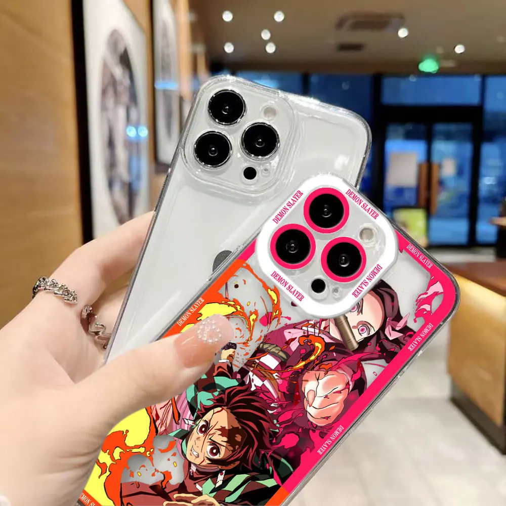 

D-Demon S-Slayer Kimetsu No Yaiba Clear Case For VIVO Y15S Y16 Y17S Y19S Y20 Y21 Y28 Y29 Y22S Y35 Y36 Y50 Y51 Y75 Y76 Y100 Case