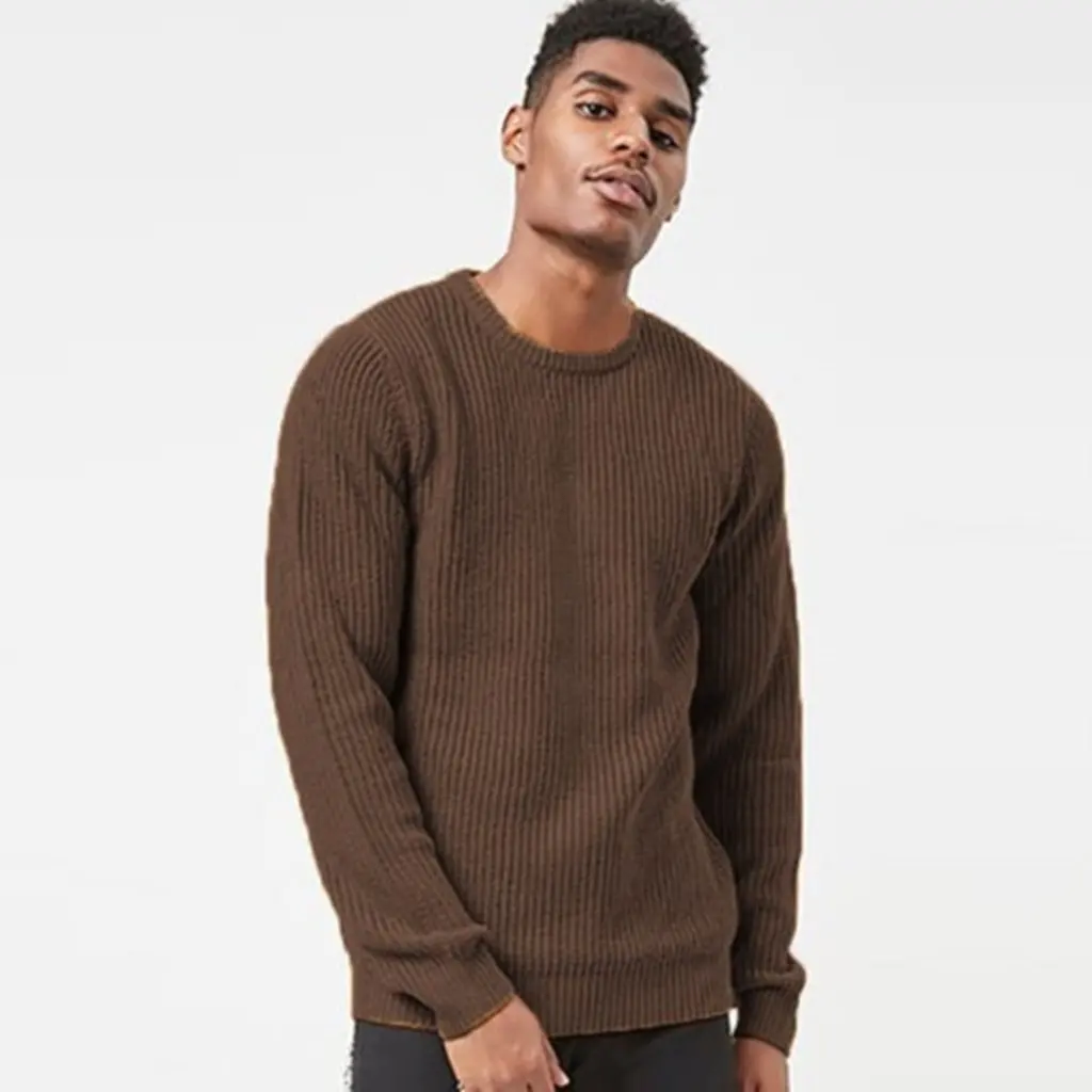 

Men's Knitted Sweater European And American Style Autumn Winter Fashion Top Men's Wear Knitwear