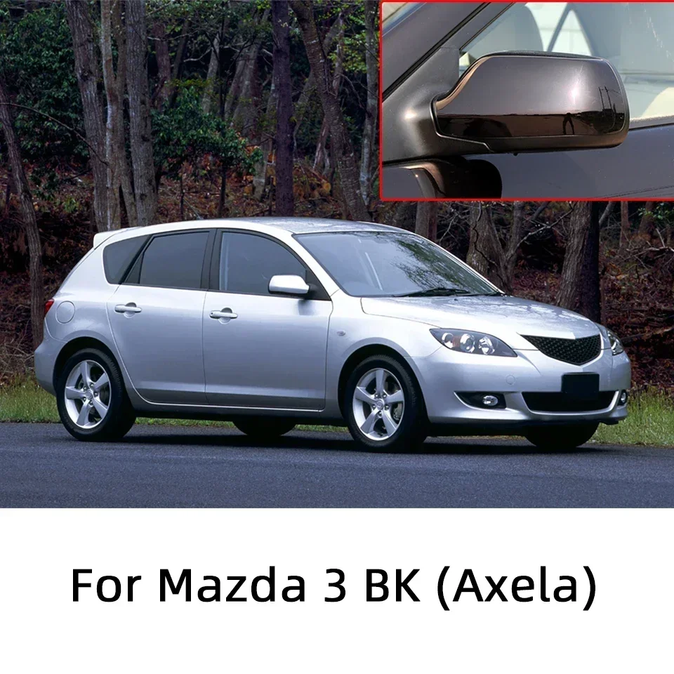 For Mazda 3 Axela BK 2003 2004 2005 2006 2007 2008 2009 Car Rearview Mirror Cover Shell Housing Wing Side Mirror Cap With Color