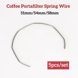 5pcs 51/54/58mm Coffee Portafilter Basket Spring Clip Wire For Breville Expobar Rocket Faema WELHOME Nuova La Marzocco GAGGIA