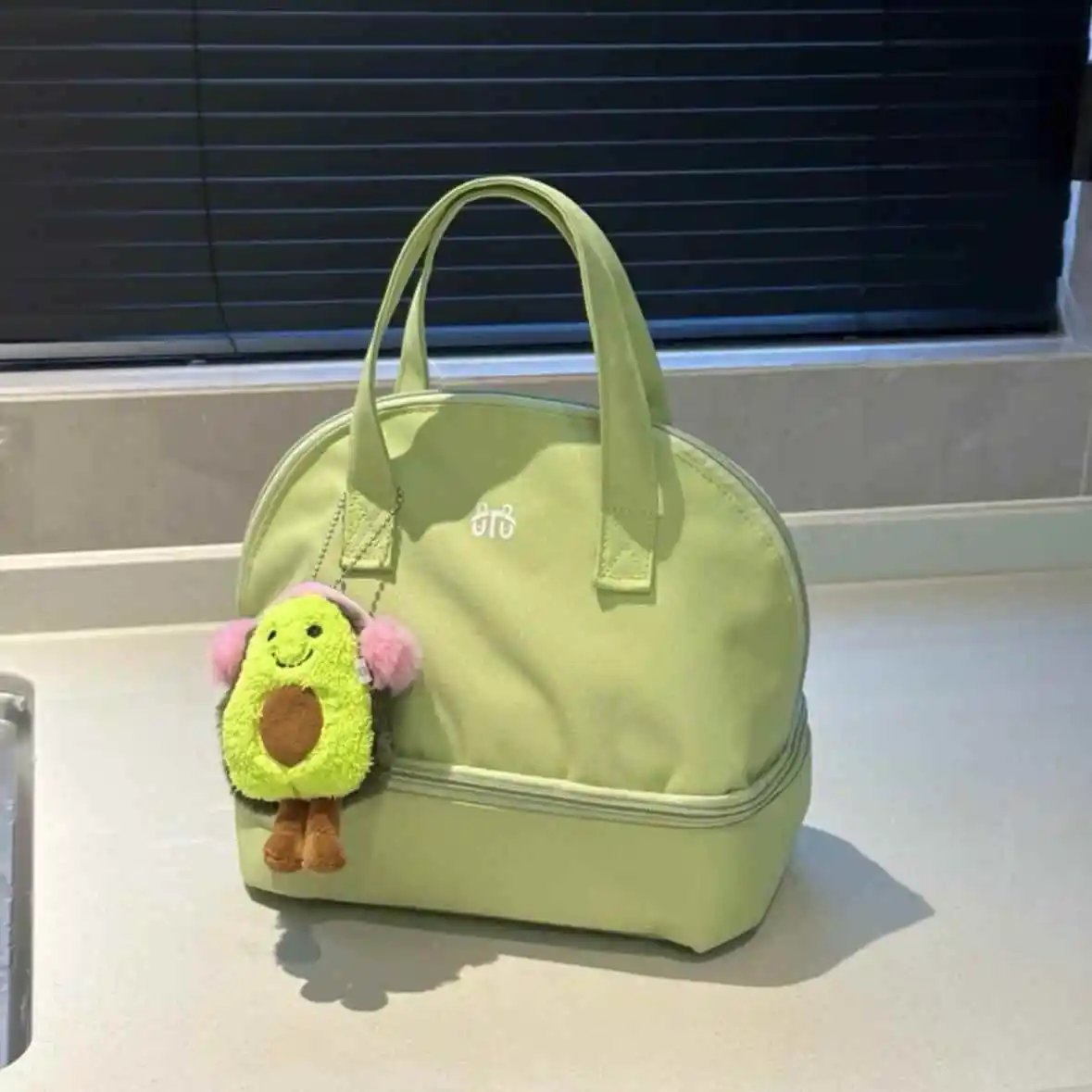 

Портативная термосумка для обедов с алюминиевой фольгой, на молнии, двухслойная, для пикника, легко переносимая, в японском стиле, для всей семьи