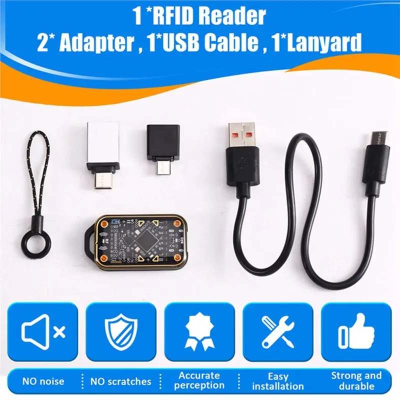 B48A Chameleon V3.0 RFID Smart Chip Emulator+ 5XUID Keychain Reader ID IC Smart Card Tag Copyer Copier Read Write Functional