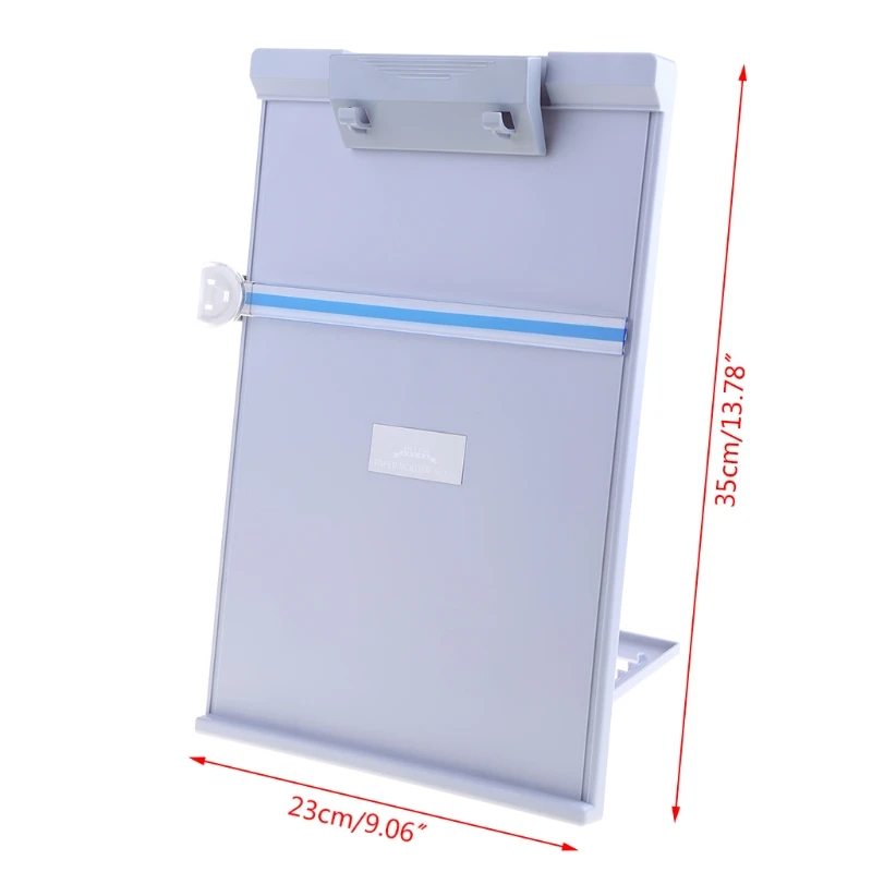 Porte-documents en plastique ajustable pour ordinateur, support pour livre T1, cadre de lecture, fournitures de bureau, D5QC