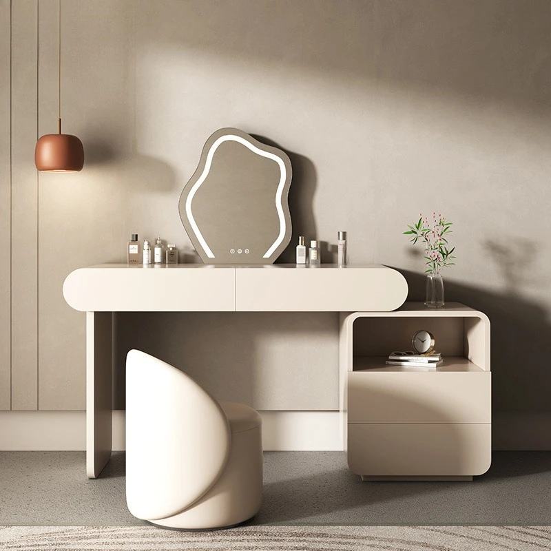 Simple and modern light luxury dresser storage cabinet integrated bedroom small apartment dresser