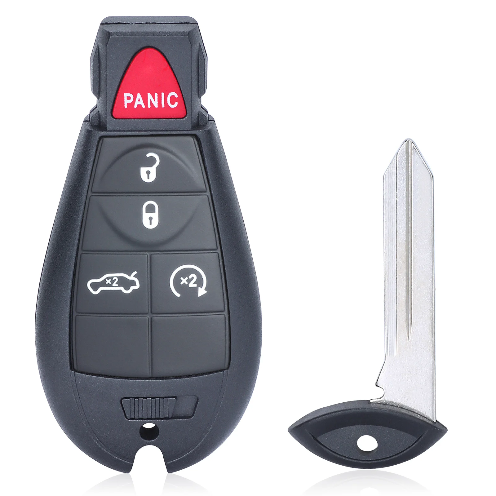 DIYKEY GQ4-53T 4A Chip Fobik Remote Key Fob untuk Jeep Cherokee Sport KL 2014 2015 2015 2017 2018 2019 433MHz 68105083 68105081