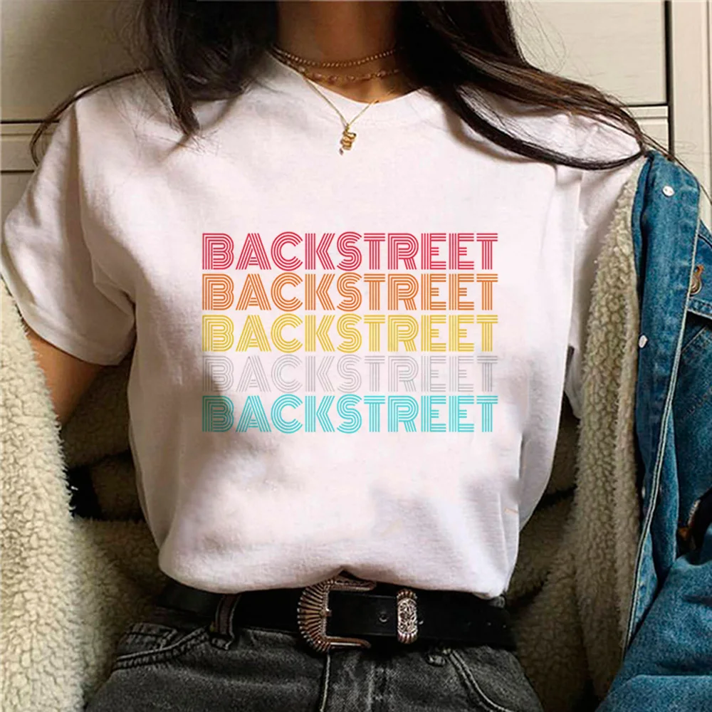 Backstreet Boys top women designer tshirt girl streetwear clothing