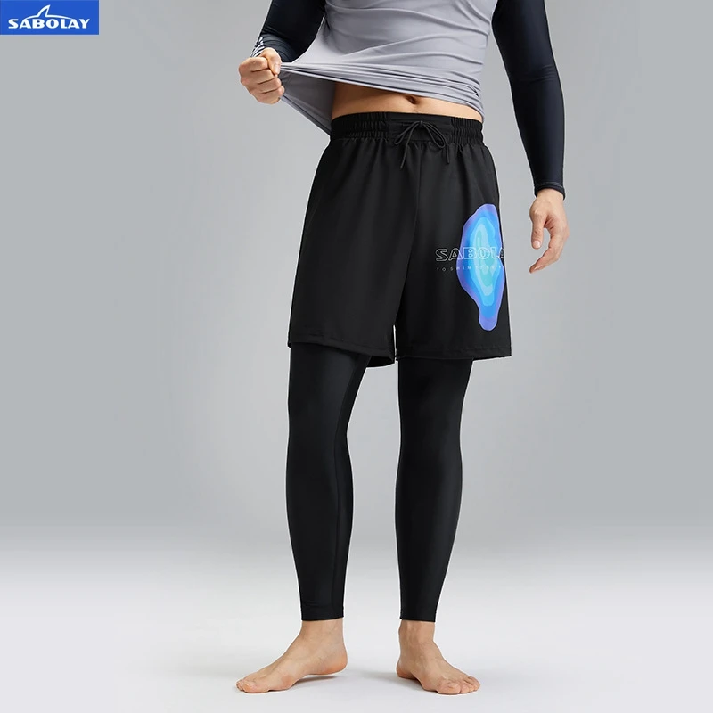 Lycra Quick Dry Swimwear Men,Super Elastic, Long Sleeve,Surfing Diving, Sunscreen T-shirt,UV,Swim Shirt,Protect T-Shirt