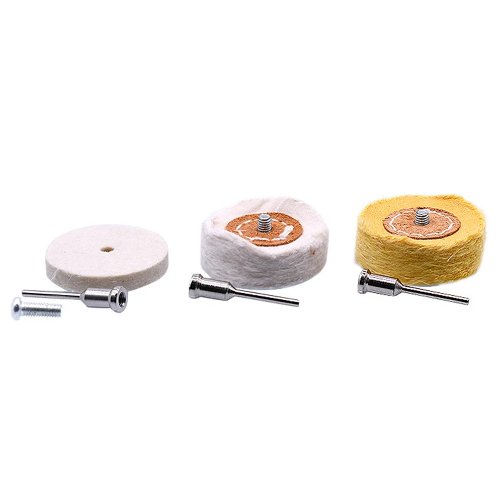 T-Shaped White Cloth Wheel with Handle Polishing Cloth Wheel Grinding Head White Cloth Grinding Head T-shaped Grinding