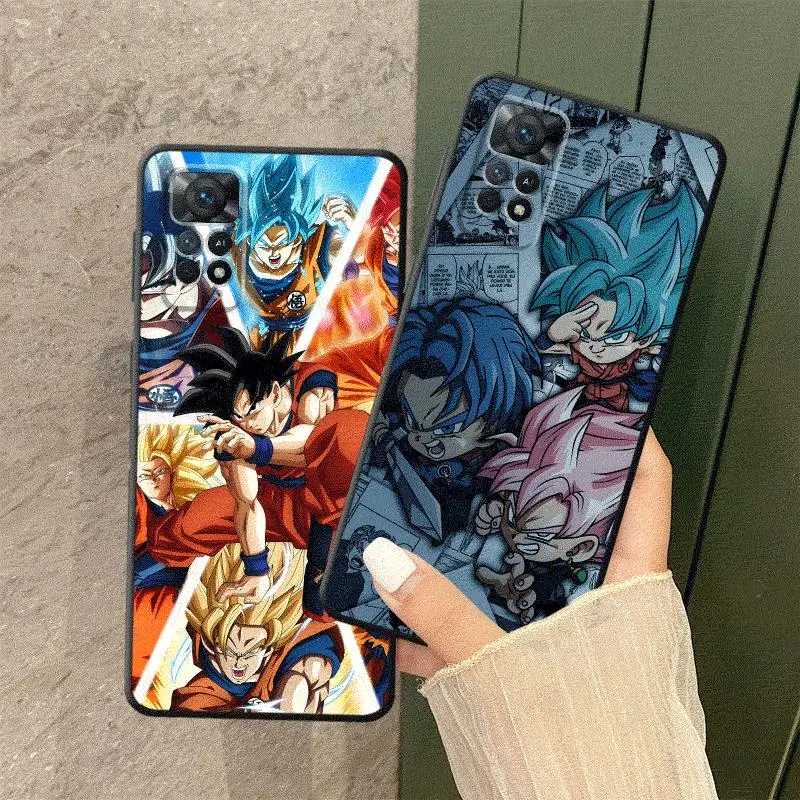 

Dragon Ball Anime Goku Case for Xiaomi Redmi Note 12 11 13 11s 12Pro 13Pro 8t 9s 12s 10 10s 10Pro 14 Pro+ 11Pro 9T Soft Cover