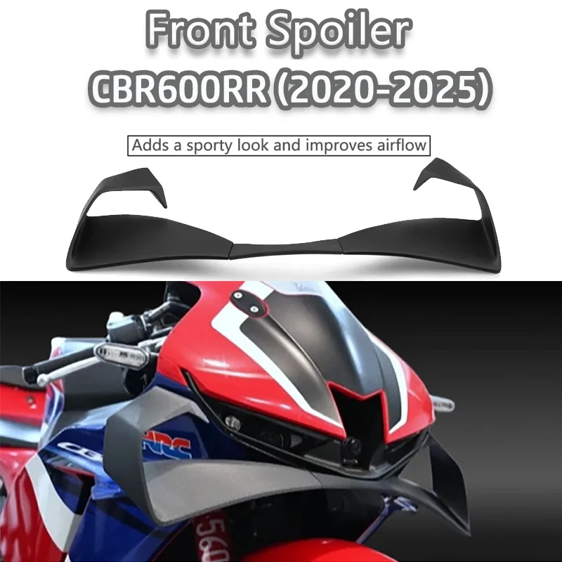

For CBR600RR 2020 2021 2022 2023 2024 2025 Motorcycle Accessories Fixed wing fairing Small wing spoiler Aerodynamic wing