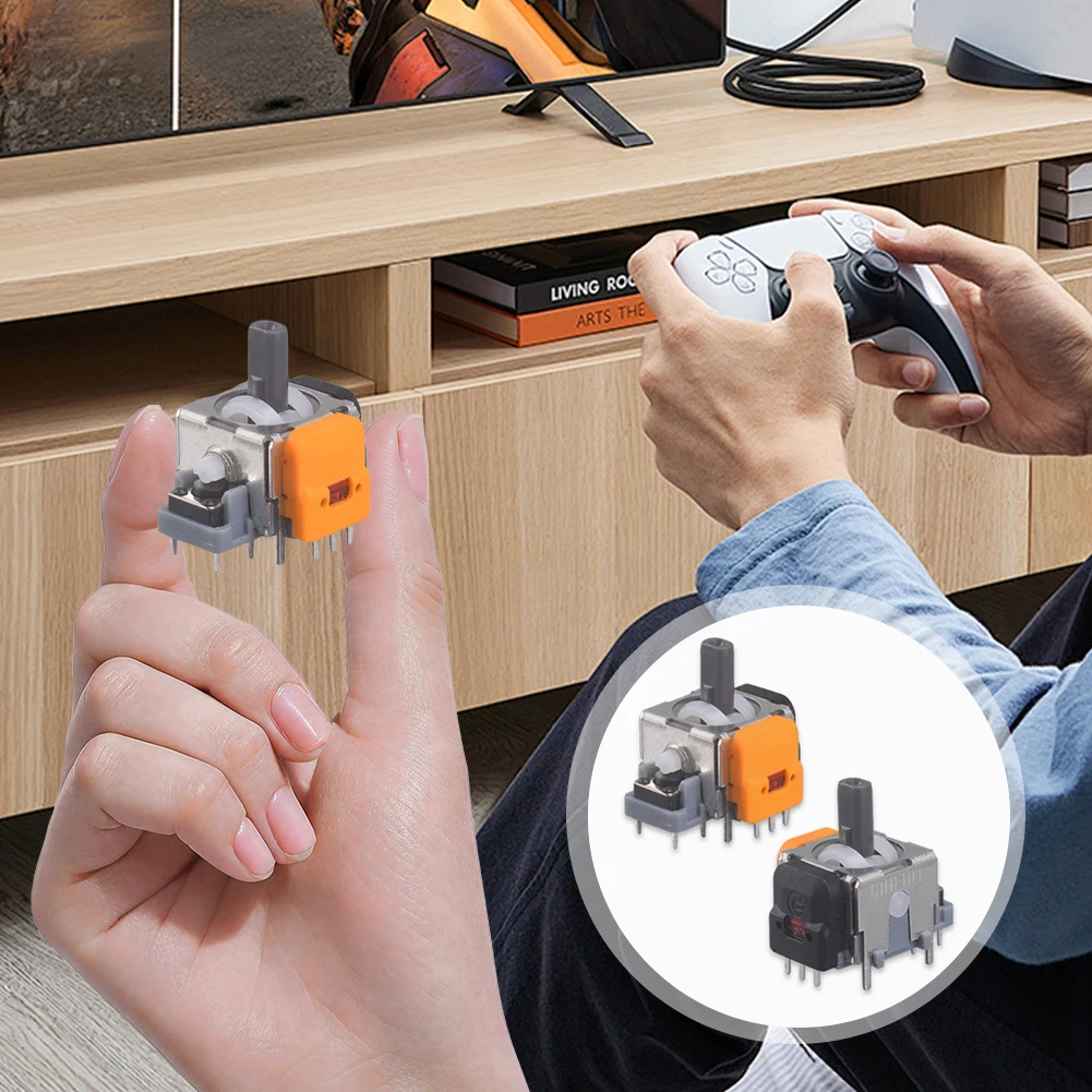 Replacement Hall Effect Joystick 3D Analog Sensor ThumbStick for PS5/PS4/Xbox One/Series Controller Repair Parts Accessories