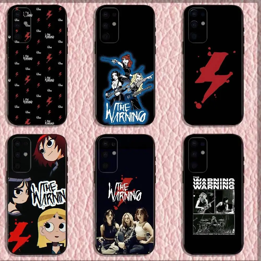 

The W-Warning Band Phone Case For Samsung S25,S24,S21,S22,S23,S30,Ultra,S20,Plus,Fe,Lite,5G Black Cover