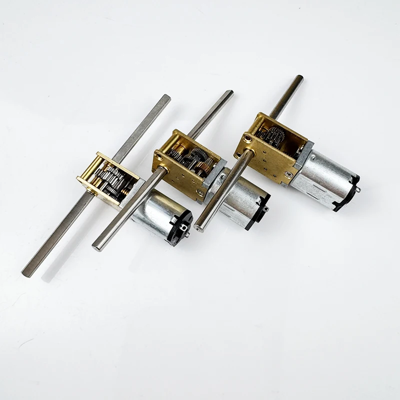 1PC DC 6V-12V Micro N20 Full Metal Gearbox Gear Reducer Motor Dual Shaft D-shaft for Toy Car Boat Model Train Toy Car