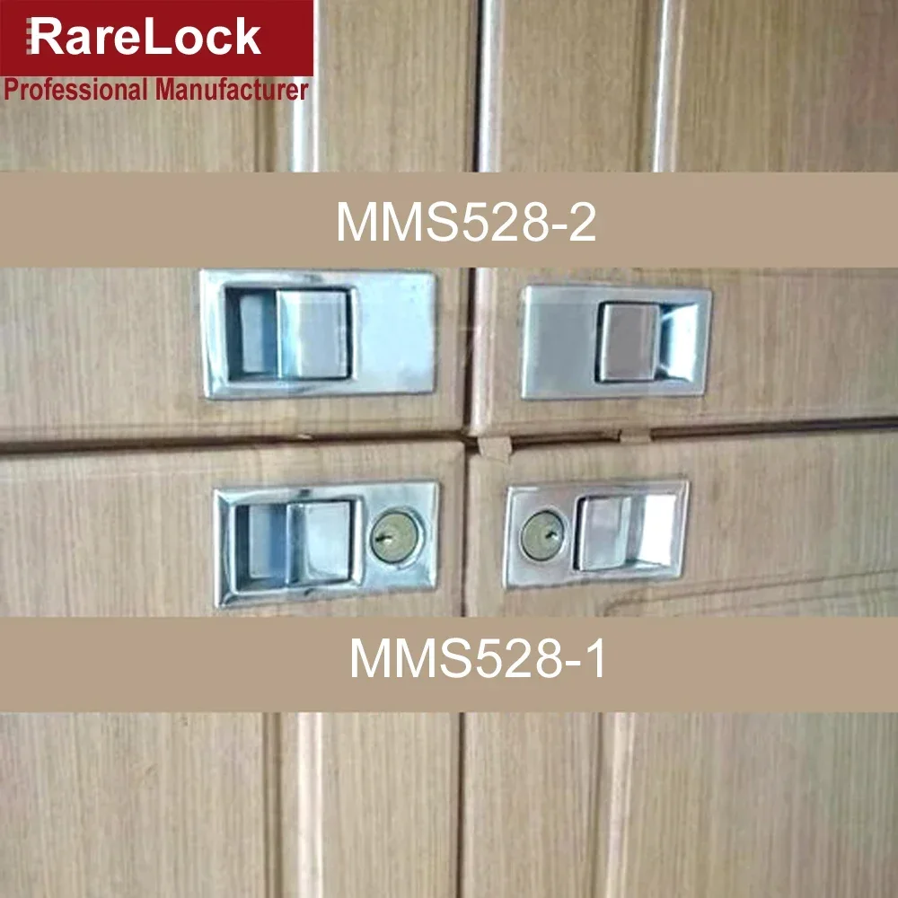 304 Stainless Door Handle Lock for Outdoor Boat Yacht Storage-box Women Wardrobe Jewelry Box Motor Cabinet DIY Rarelock MS528 i