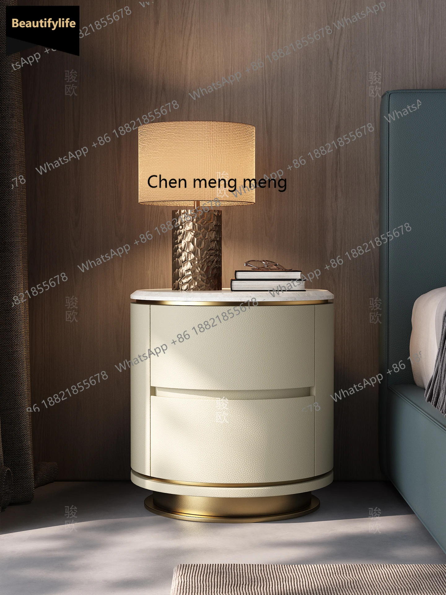 

A139 Прикроватная тумбочка из натурального камня, роскошная итальянская прикроватная тумбочка высокого класса для новой виллы