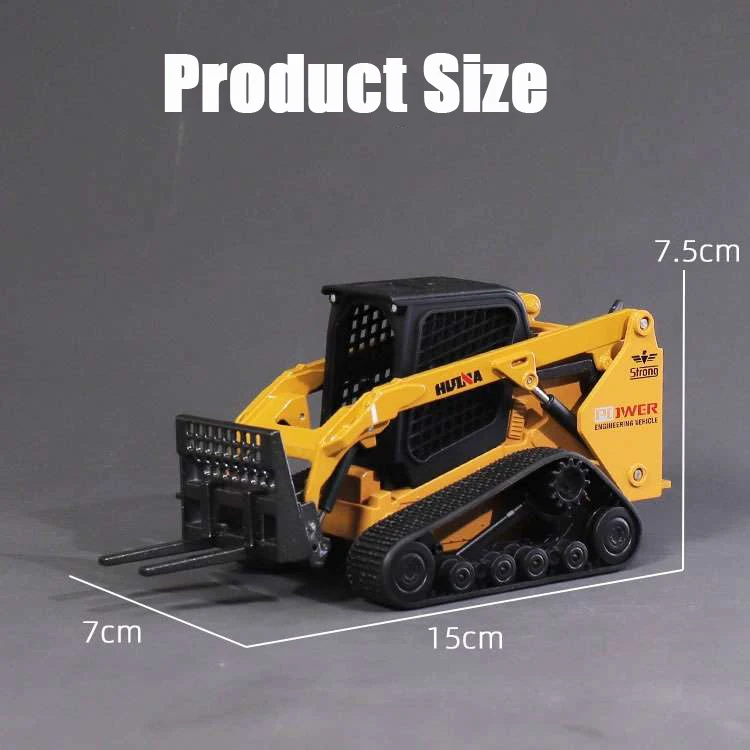 HUINA 1:50 Diecast Dump Truck Model Excavator Wheel Loader Metal Model Construction Vehicle Toys for Boys Gift Collection