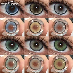 EYESHARE Color Contact Lenses for Eyes 1Pair Korean Fashion Lenses Y2k Colorcon Costmetics Brown Lenses Gray Lens Green Contacts