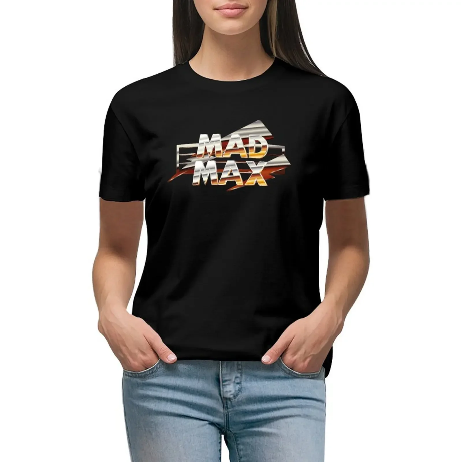 

Mad Max 1979 logo T-Shirt lady clothes korean fashion customs graphics t-shirts for Women cotton