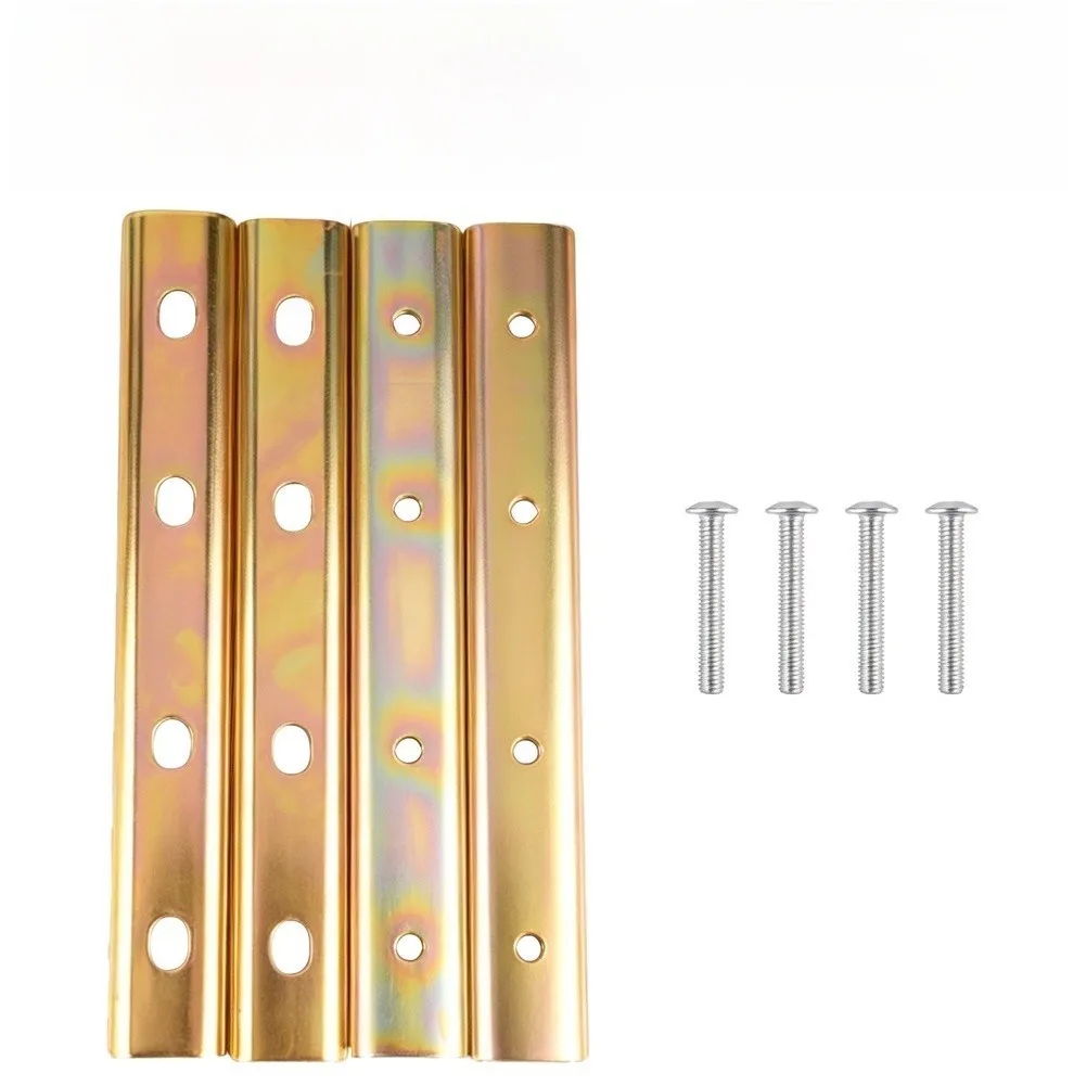 Two-Method Installation Bicycle Basket Clip Set for Rear Mount Applications with Metal Clamps and Plywood Fixation Panels