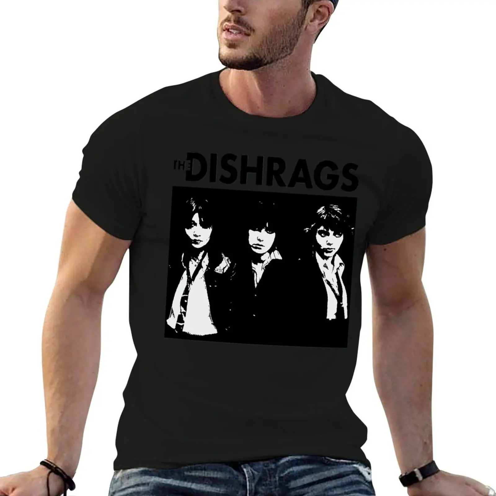 all-female man t t rock cotton t shirts T-Shirt Dishrags Canadian The band graphic funny shirts man punk mens shirts