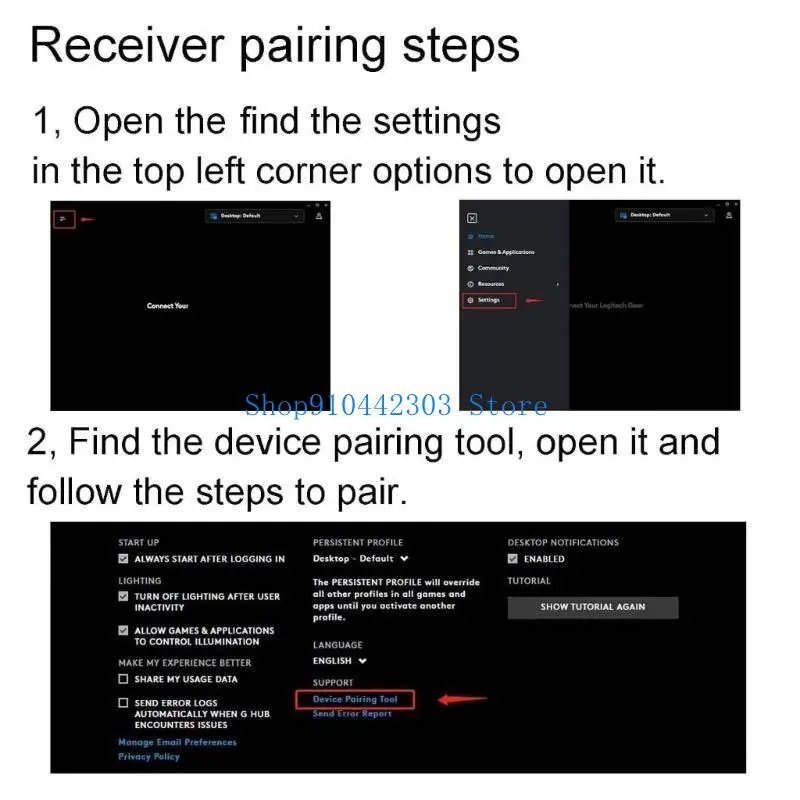 

L4MD Комплексные адаптеры приемника мыши для мышей G603 с повышением долговечности