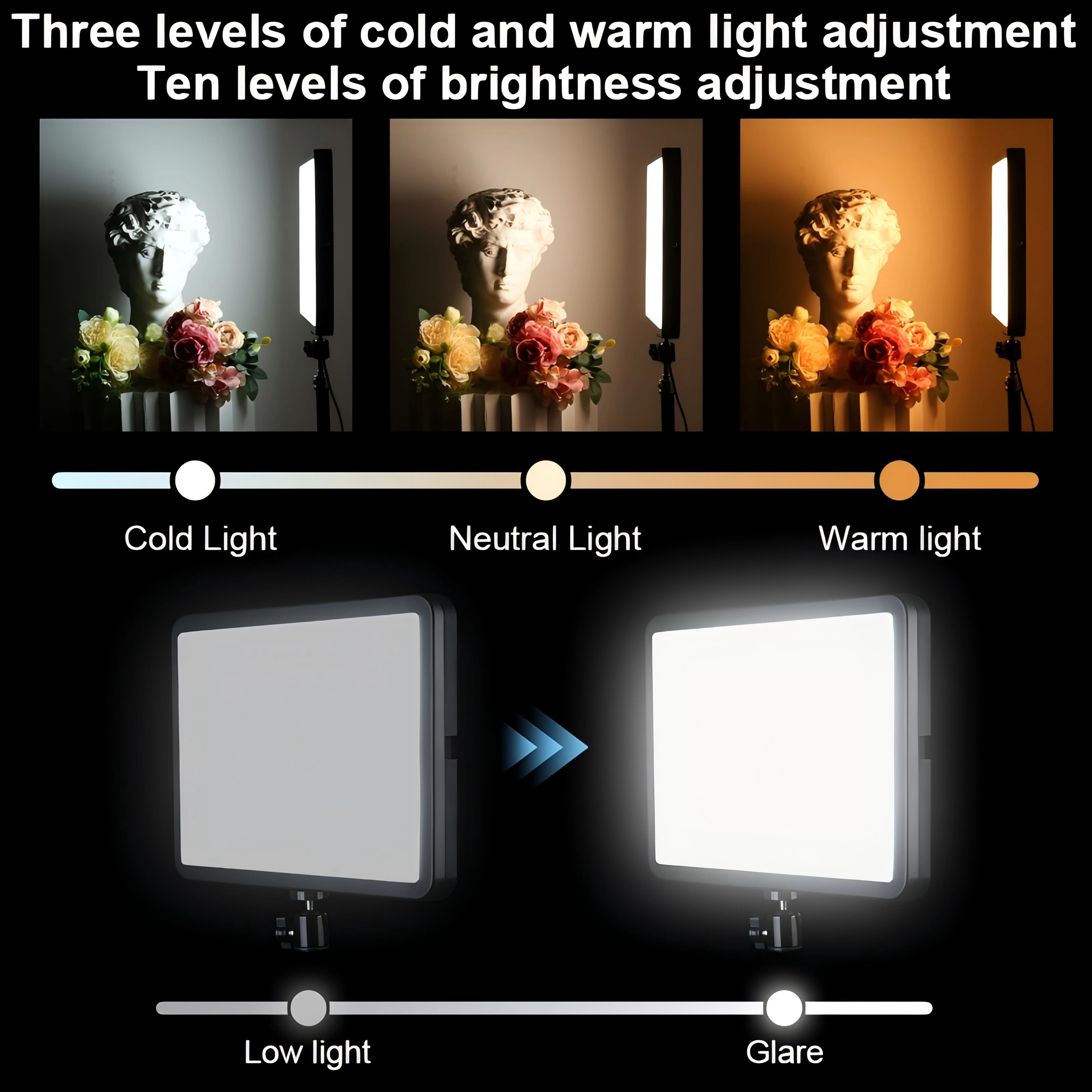 1pc LED Studio Video Light, 28 - đánh giá và giá Photography Yoga