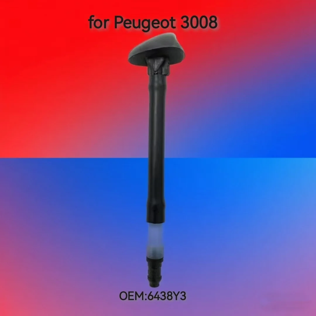 

6438Y3: Fan-Jet Windscreen Washer Bracket & Nozzle for Peugeot 3008