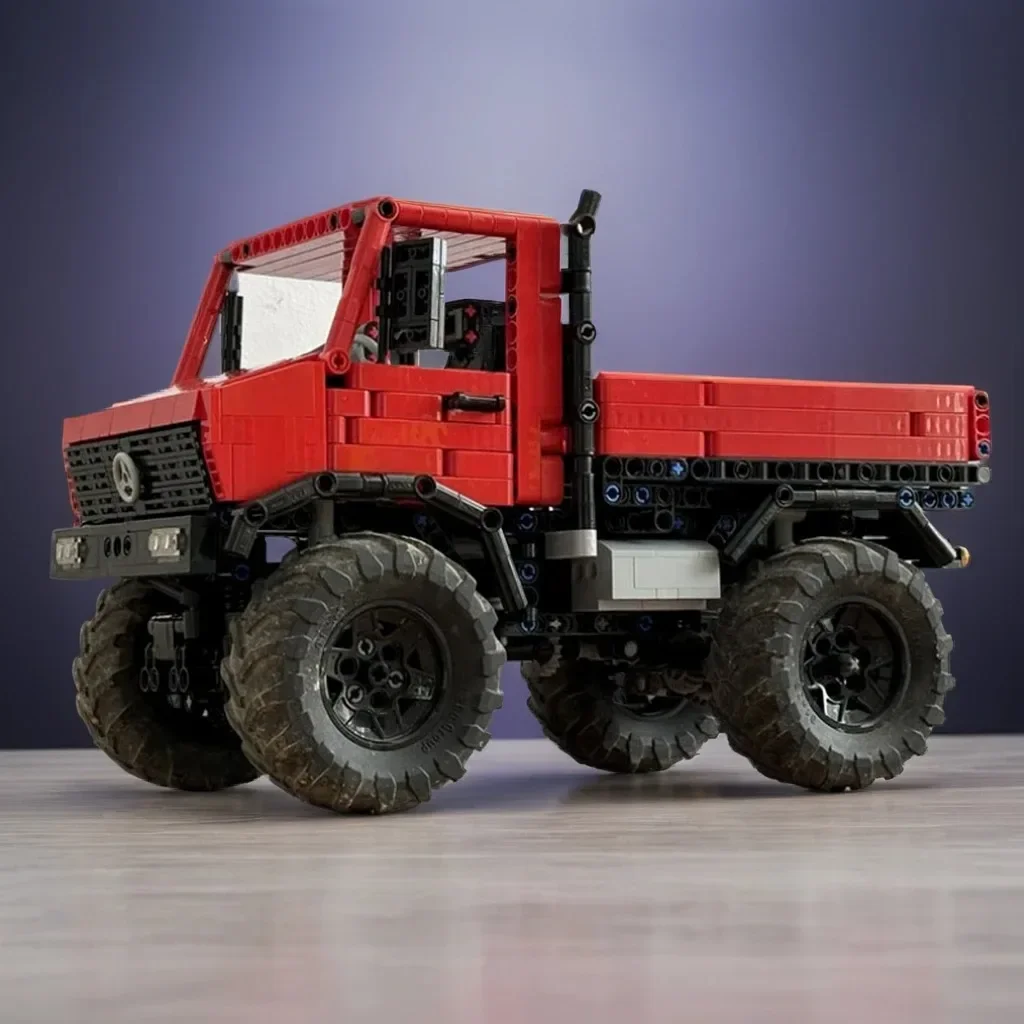 

1048 деталей MOC Unimog U437 RC: Технический конструктор, креативный рождественский подарок, развивающий STEM/STEAM-навыки и практические способности
