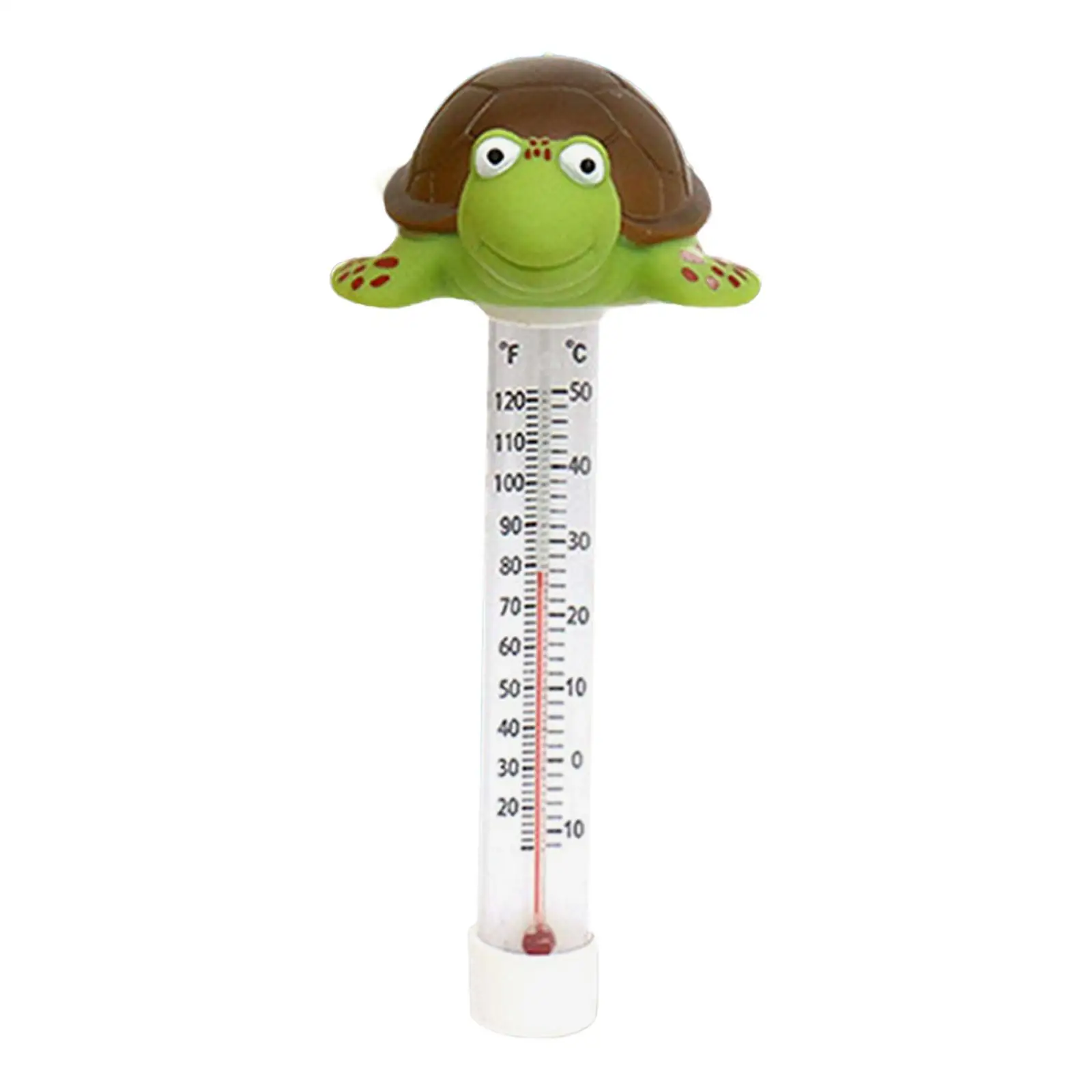 Floating Pool Thermometer Easy to Read Gauge Turtle Large Display Measurement