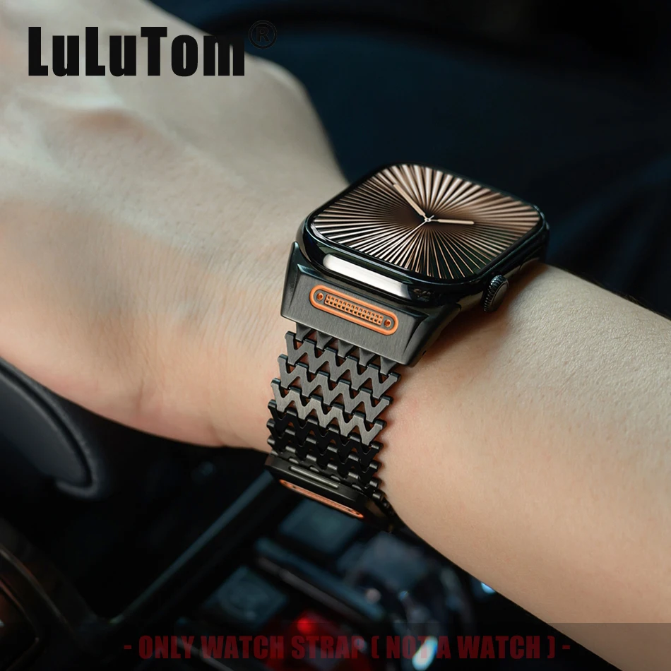 

Ремешок W Style из нержавеющей стали для Apple Watch 11 10 9 8 6 7 3 SE 2 с магнитной застежкой, для серий Iwatch 42 44 45 46 49 мм, мужские ремешки