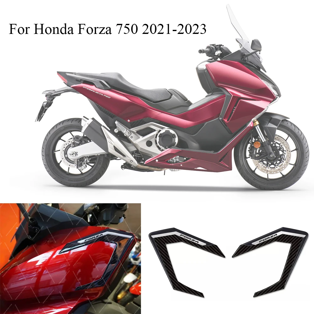 Adesivo 3D motocicleta para Honda Forza 750, decalque de proteção carenagem, 2021-2023