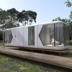 Modern Design Unique Container House Prefabricated Apple Cabin Mobile House for Office Home Stay or Commercial Store Use