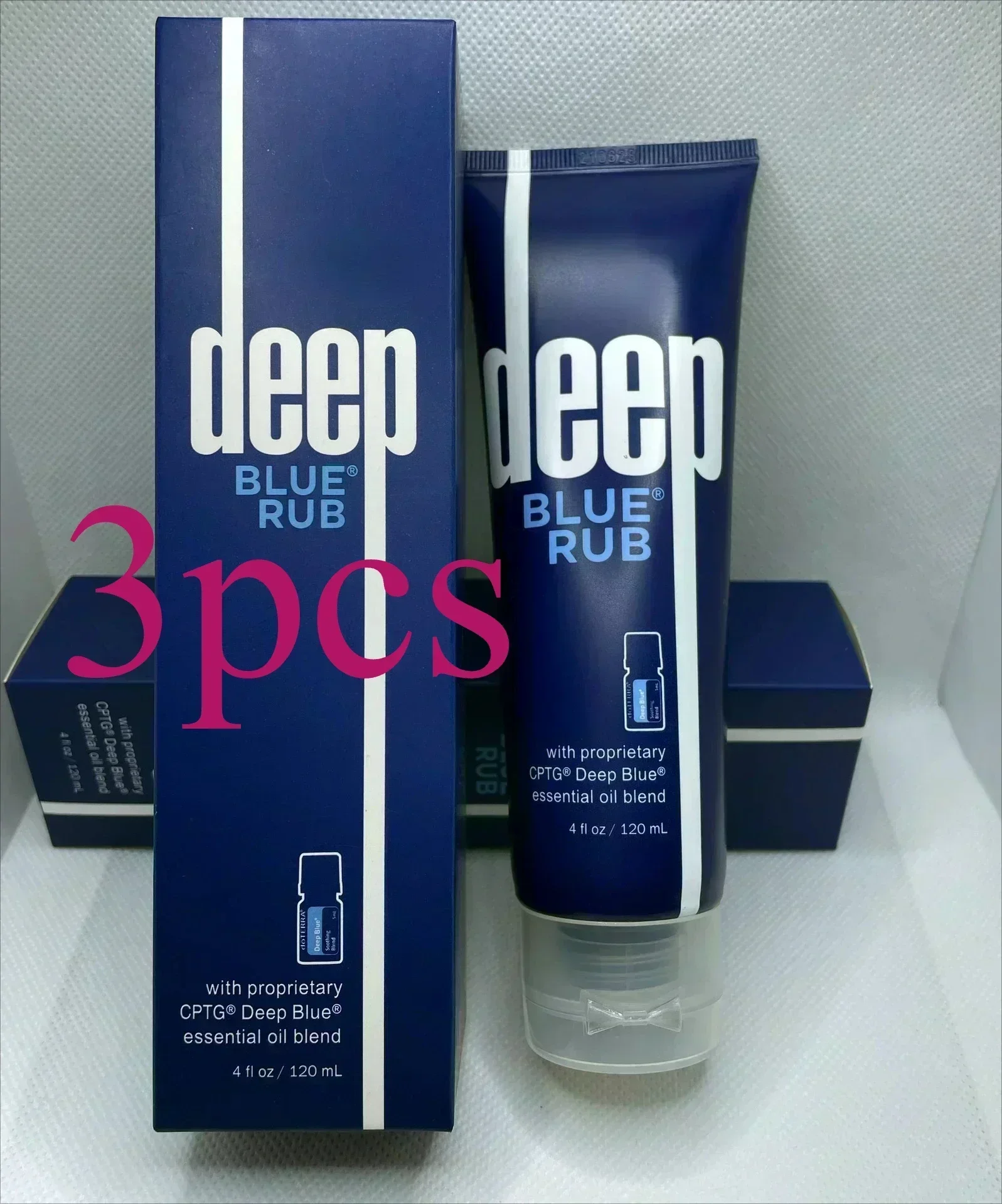 2025 3PCS Good Sell Creme Deep Blue Rub With Proprietary Cptg Deep Blue Essential Oil Blend 120ml High Quality