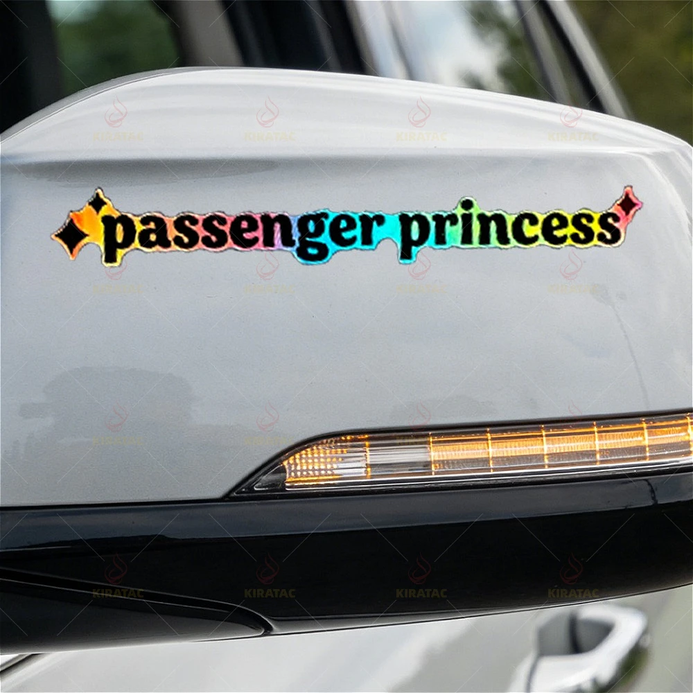 1 Set Passenger Princess Car Stickers, Vinyl Decals for Rearview Mirror, Door Handle, Car Body, Motorcycle Helmet and Scooter
