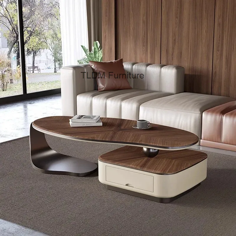 

Nordic Trendy Coffee Table Design Unique Italian Aesthetic Coffee Tables Storage Mesa De Centro Sala Living Room Furniture