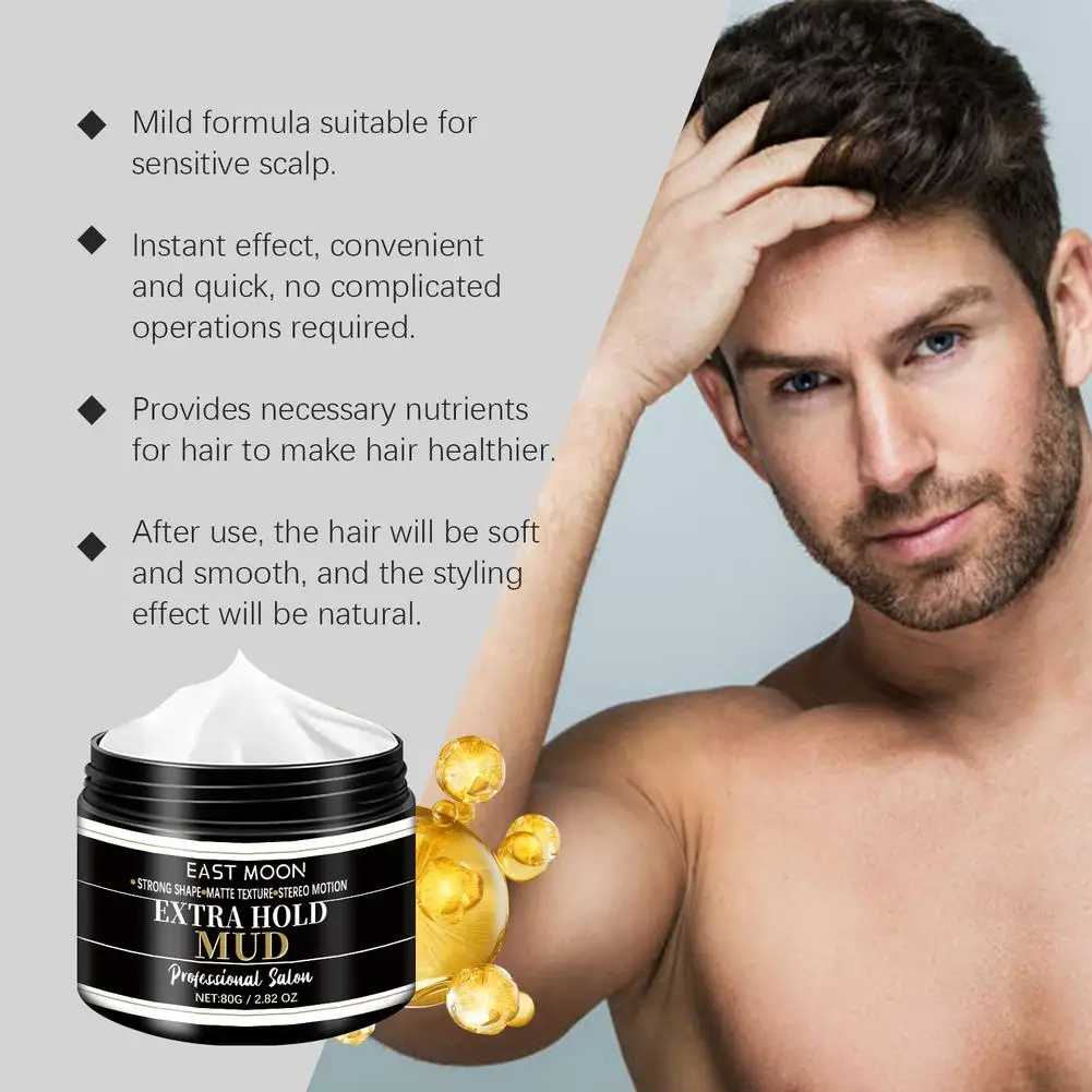 تصفيف تجديل جل الشمع عقد قوي دهن مكافحة التجعد دائم تشكيل الشعر السلس التشطيب كريم للشعر كسر L5U7 #4