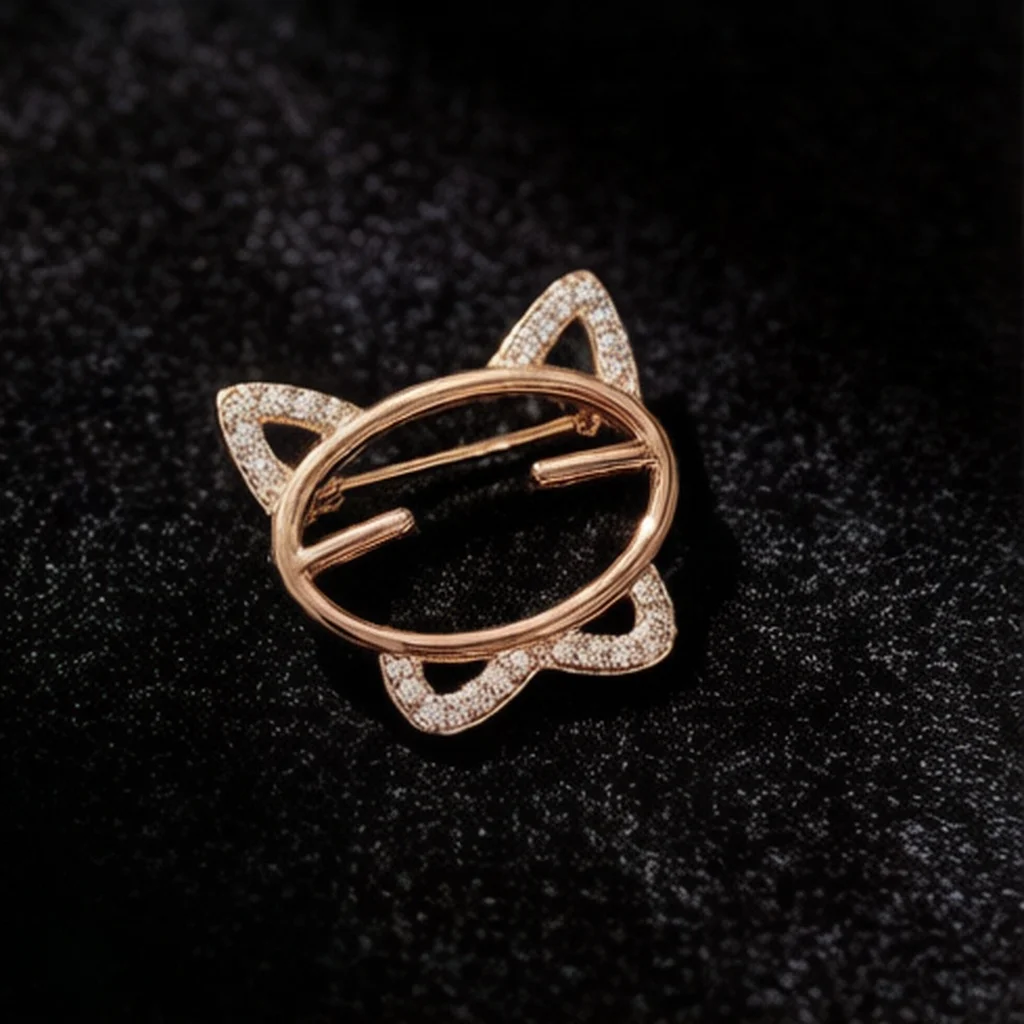 New Exquisite Brooch Versatile Ins-Style Personalized Outfit Accessory High-Value Clothing Decoration Metal Clasp Hidden Clasp Stylish Brooch High-End Business Banquet Brooch DIY Shoe Badge Elegant Niche Personalized Collar Accessory Themed Brooch Metal Lapel Pin Decorative Clasp