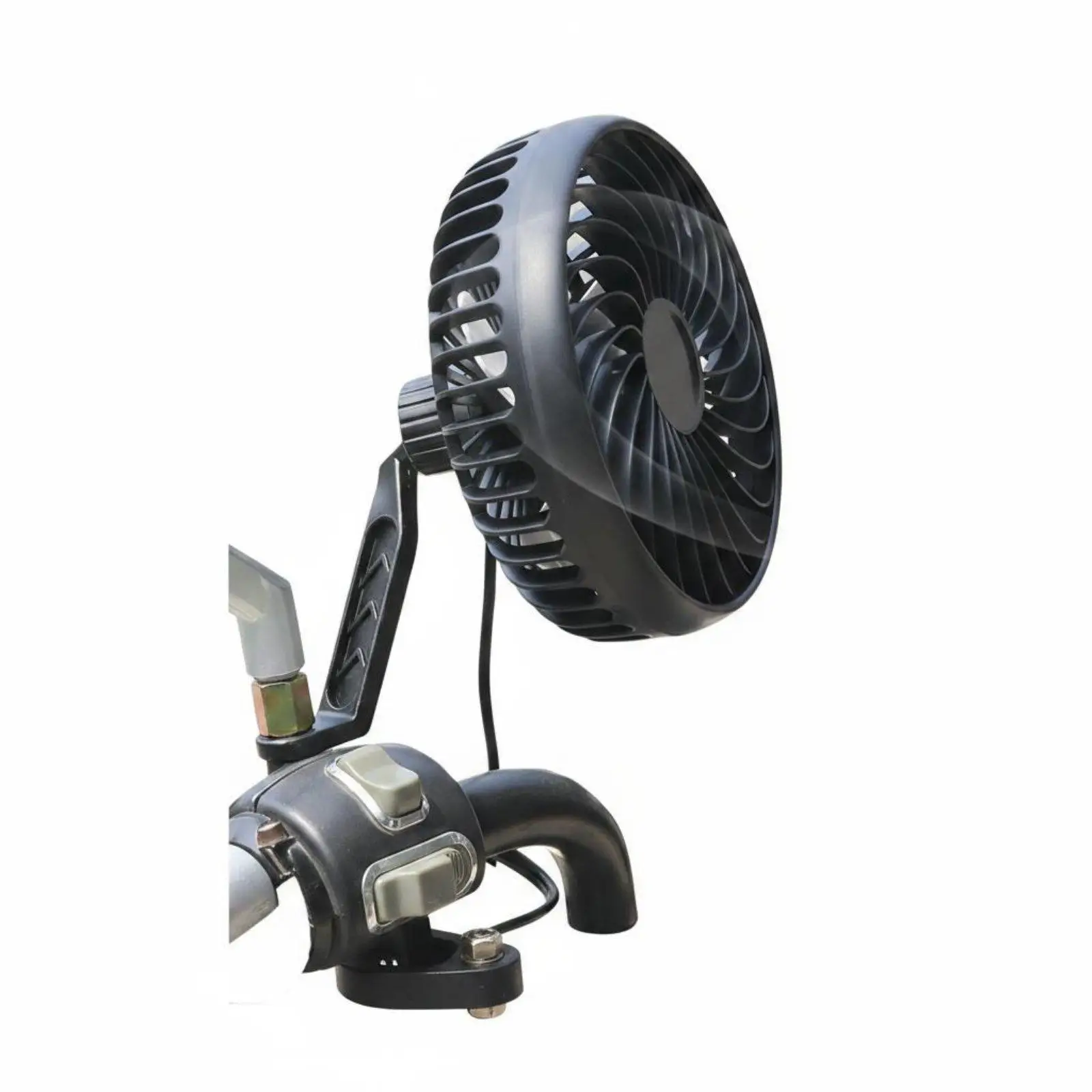 Usb Electric Fan 3 Speed Portable Cooling Fan Rotating Bike Fan for Electric Scooter Riding