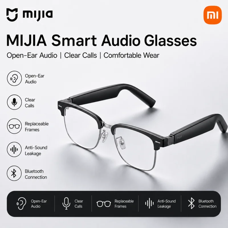 Original Xiaomi MIJIA Smart Audio Glasses Open Ear Bluetooth
