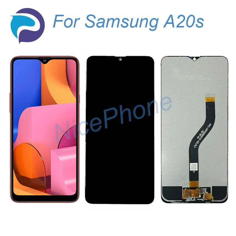 For Samsung A20s LCD Display Touch Screen Digitizer Assembly Replacement 6.5