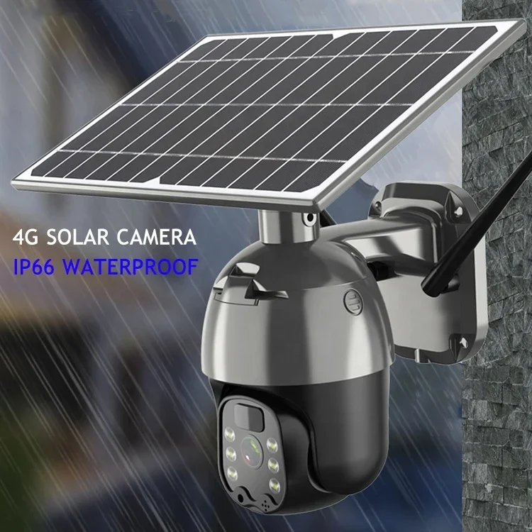 Innotronik 2024 New 1080P 4G Battery Solar Powered Security Wireless Wifi Camera Outdoor Long Distance CCTV PTZ With Sim Card