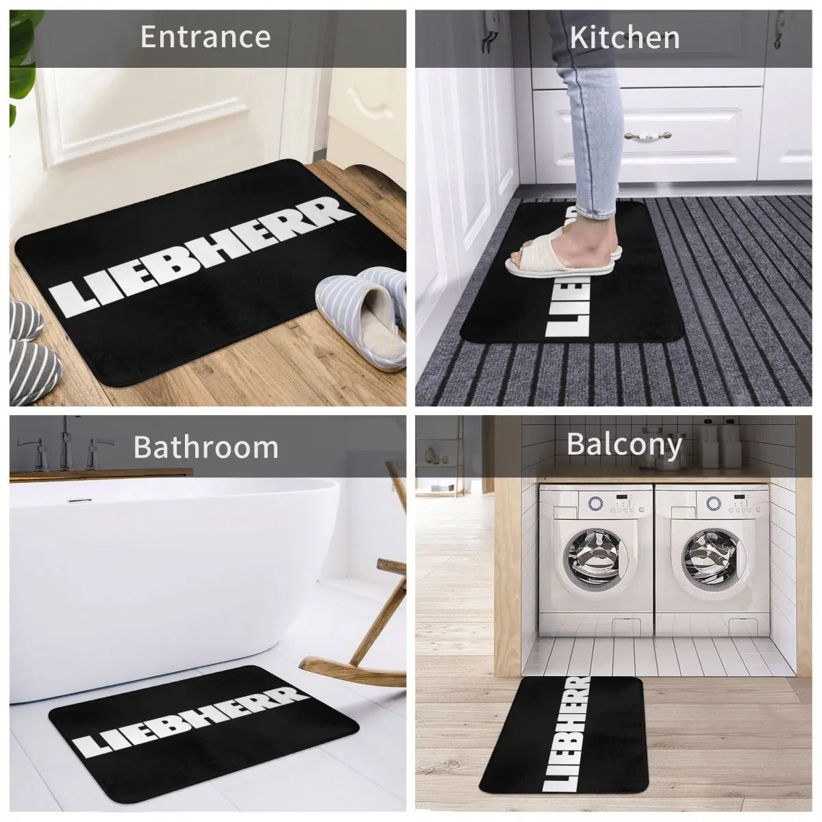 Best Seller Liebherr Merchandise Floor Mat Rug Home Anime Beach Mat Welcome Mats Home Essentials Customizable