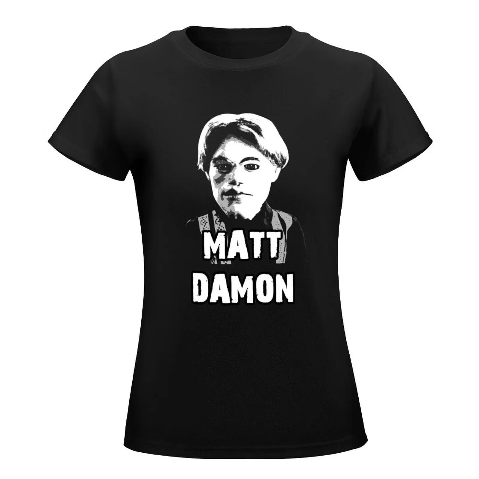 Matt Damon T-Shirt summer tops funny t shirt Women