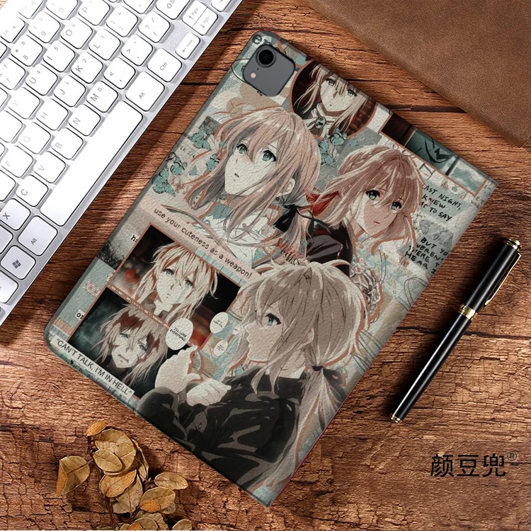 Violet Evergarden Anime Case For iPad Air 4 5 10.9 Mini 5 6 for 2022 Pro 12.9 Case Luxury Silicone For iPad Air 4 5 10.9inch