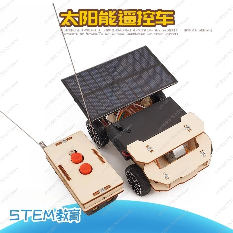 DIY Solar Remote Control Car Kit STEM Educational Science Experiment Handmade Material