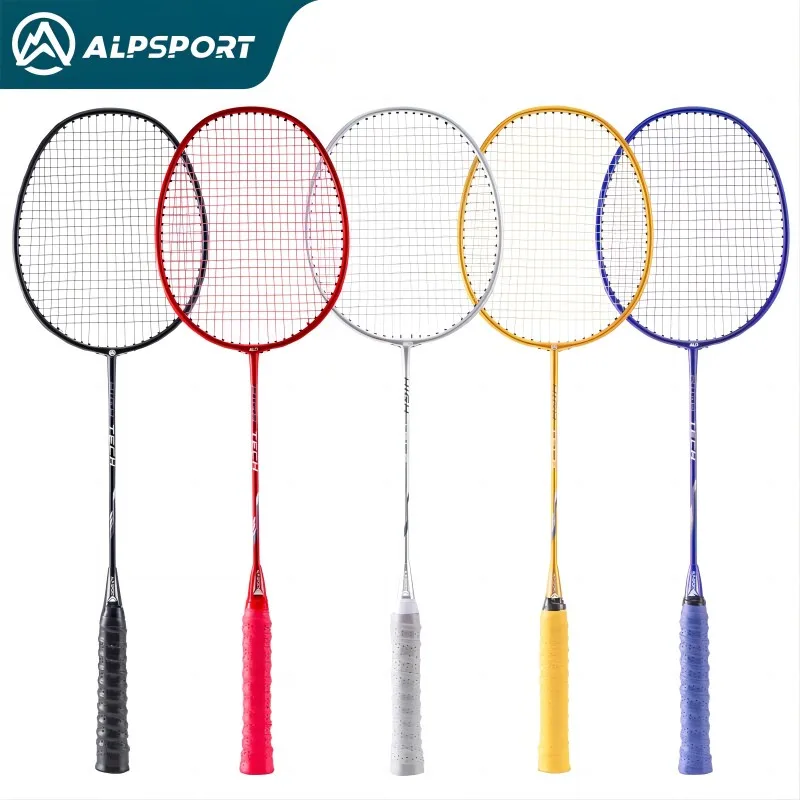 ALP Rr 4U Badminton racket 2 pieces/lot Max 22 lbs Original (including bag and string) Professional Carbon Fiber + Titanium